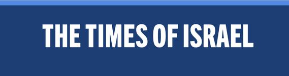 Blue and white logo of The Times of Israel