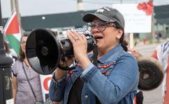 Protesters rally in Detroit, Michigan, on July 26 2025, banging empty pots to protest starvation in Gaza. Rashida Tlaib, the only Palestinian American member of Congress, was near tears as she spoke about the hunger in Gaza